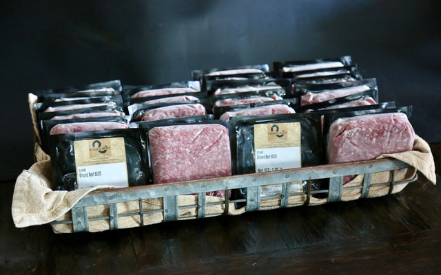 Bear Coulee Burger Box 25 Pounds Bulk Dry-Aged Montana Ground Beef S Ranch Meats