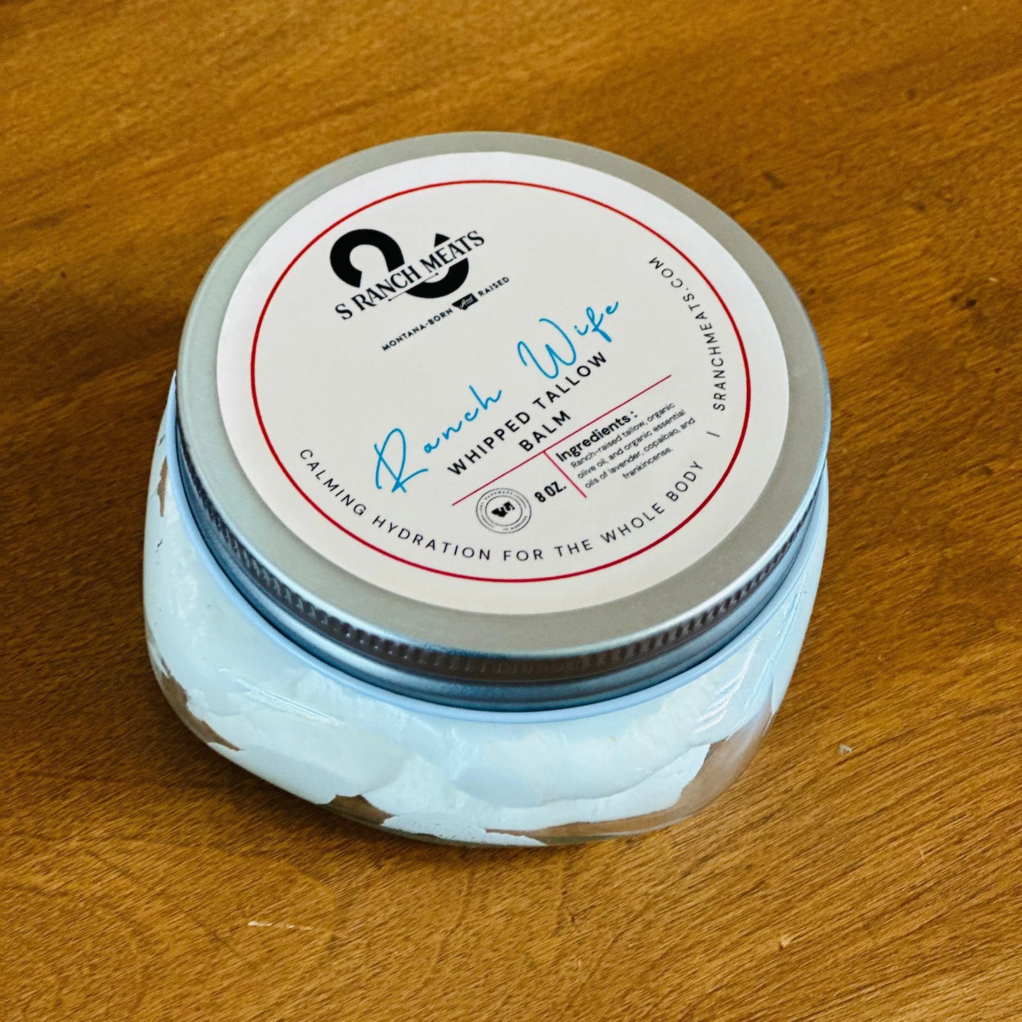 Ranch Wife Whipped Tallow Balm (8oz) S Ranch Meats
