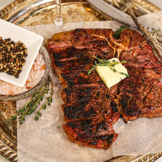 S Ranch Meats Bighorn Porterhouse Steak Dry-Aged Montana Beef Hardin MT