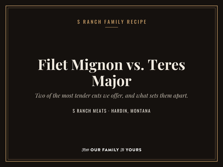 Filet Mignon vs. Teres Major – S Ranch guide card