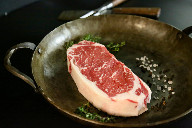 S Ranch Meats Premium Dry-Aged Montana New York Strip Steak Hardin MT