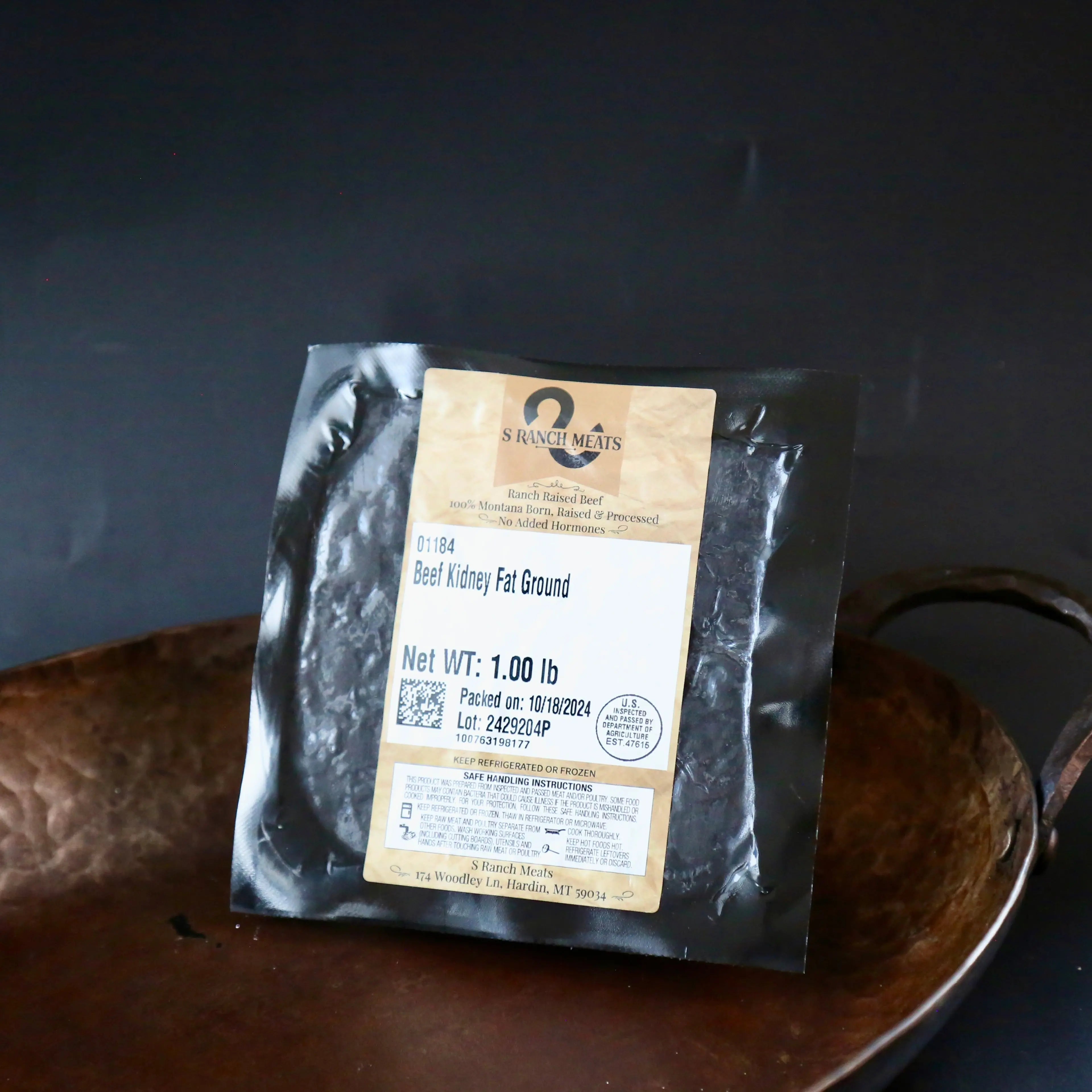 Premium Ranch-Raised Beef Suet | Un-Rendered Tallow – S Ranch Meats