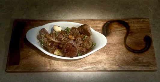 S Ranch Meats Premium Dry-Aged Montana Steak Tips Ribeye and Filet Mignon Blend
